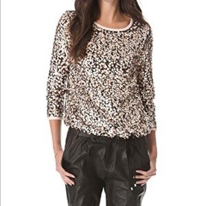 DVF, sequin top, never worn